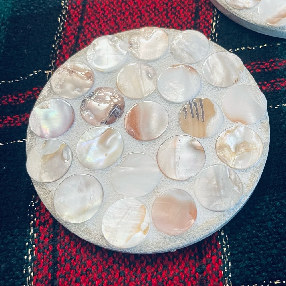 Mother of Pearl Coasters